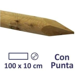 poste de madera con punta barato