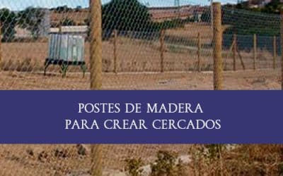 Postes de Madera para Crear Cercados