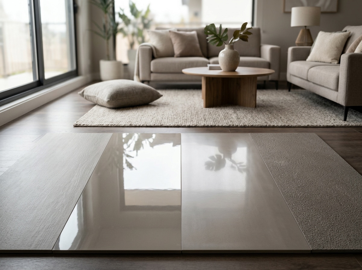 Comparativa de acabados de suelo porcelánico para casa