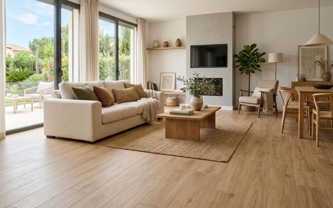 Qué suelo imitación madera elegir según el estilo de tu casa