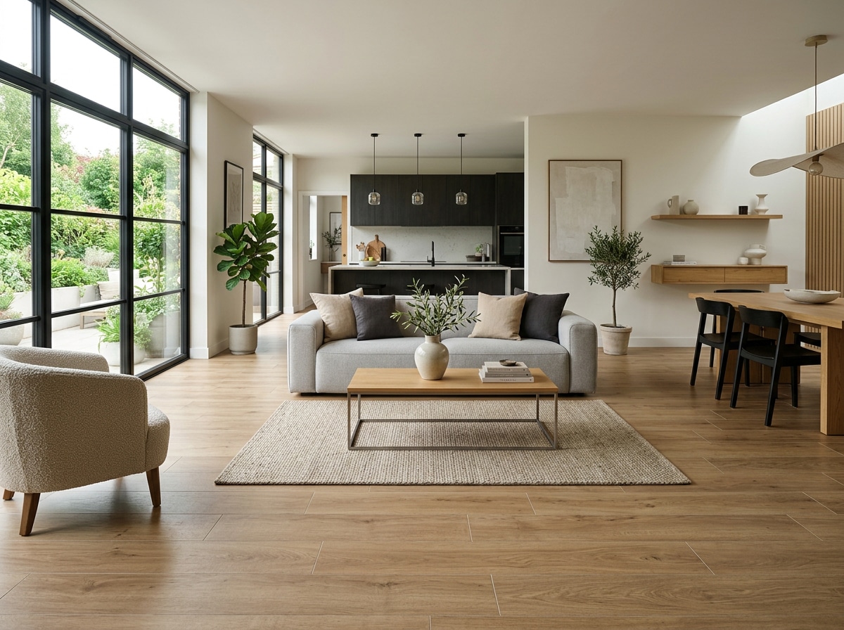 Suelos porcelánicos más vendidos este año en vivienda moderna